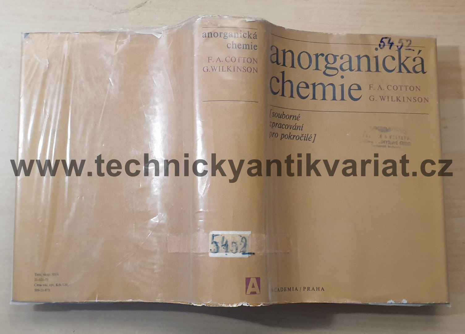 Anorganická chemie - Cotton, Wilkinson (1973)