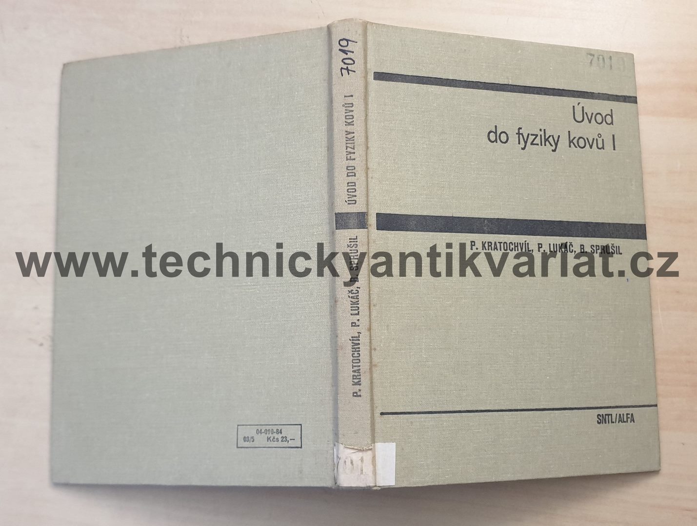 Úvod do fyziky kovů - Kratochvíl, Lukáč, Sprušil (1984)