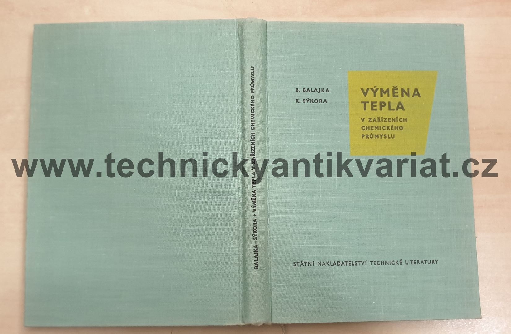 Výměna tepla v zařízení chemickém průmyslu - Balajka, Sýkora (1959)