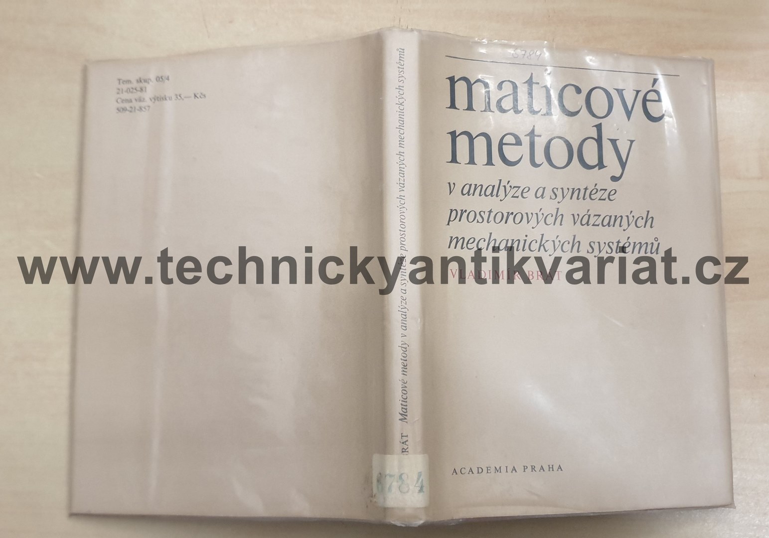 Maticové metody - Vladimír Brát (1981)