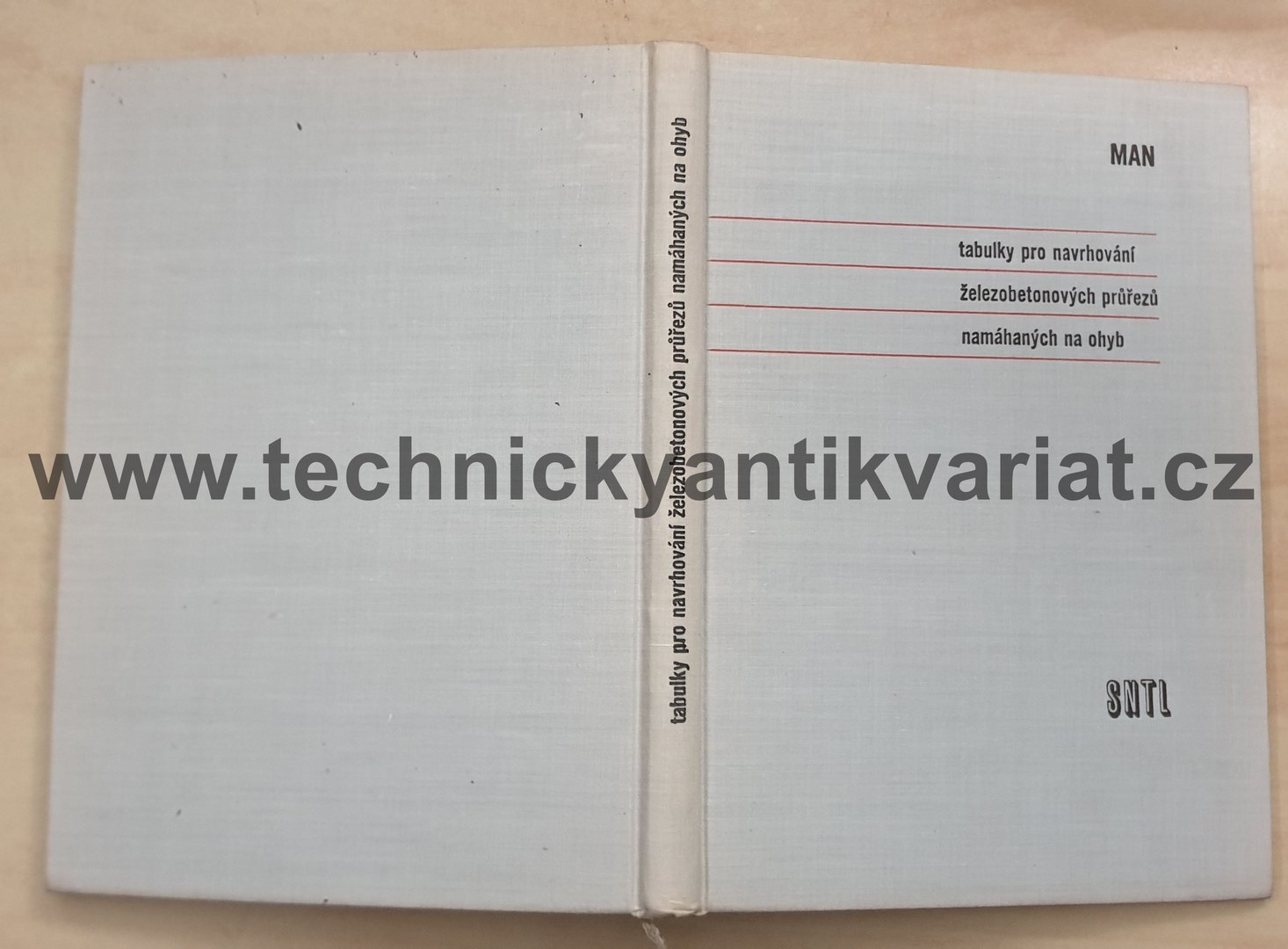 Tabulky pro navrhování železobetonových průřezů namáhaných na ohyb - František Man (1962)