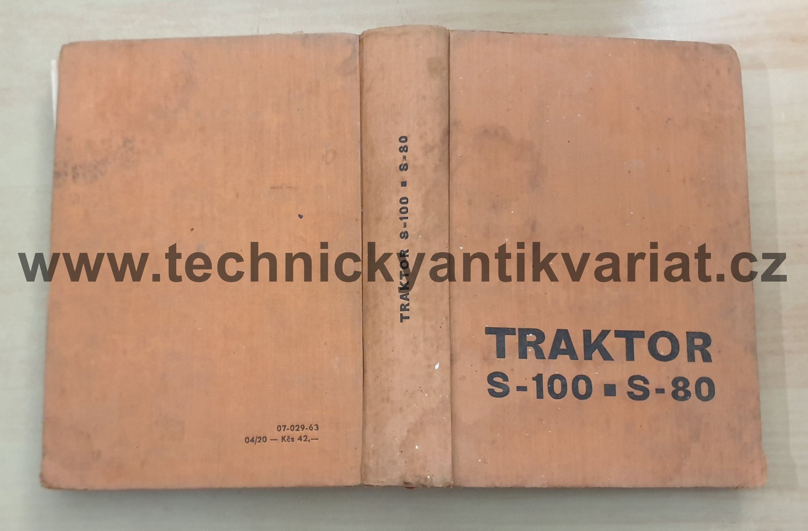 Traktor S100, S80 - popis, katalog náhradních dílů (1963)