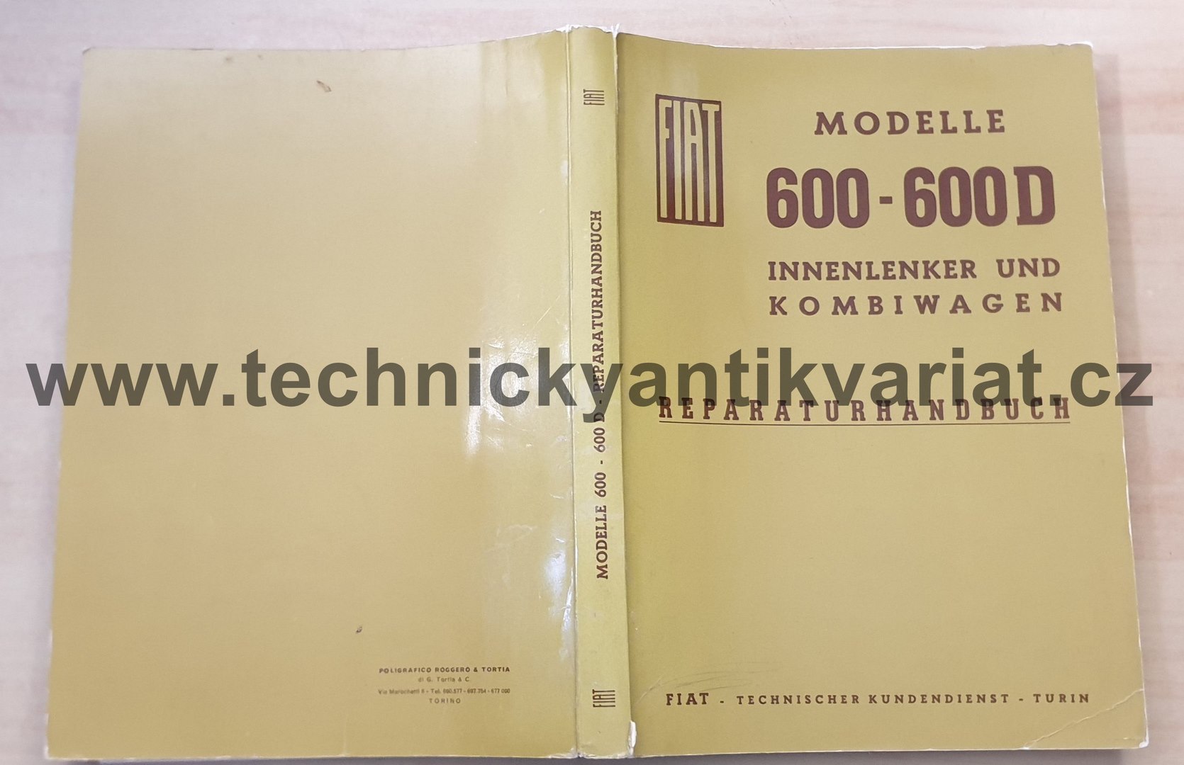 Fiat 600, 600D - Reparaturhandbuch (1961)