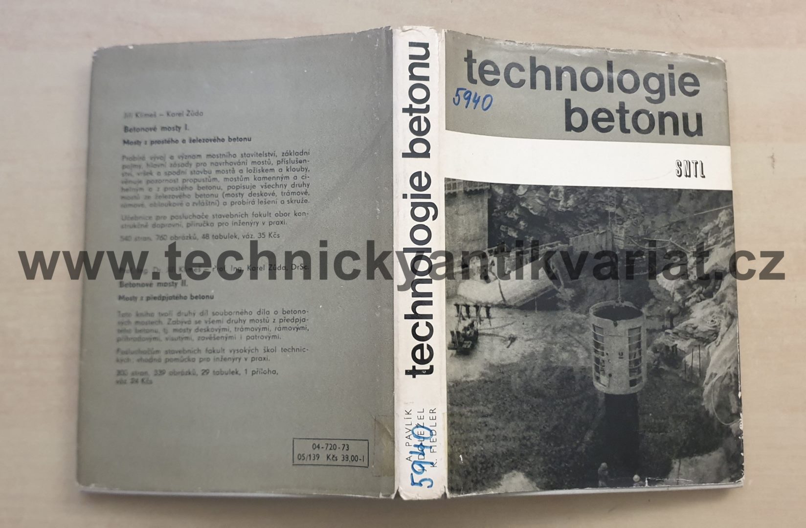 Technologie betonu - Pavlík, Doležel, Fiedler (1973)