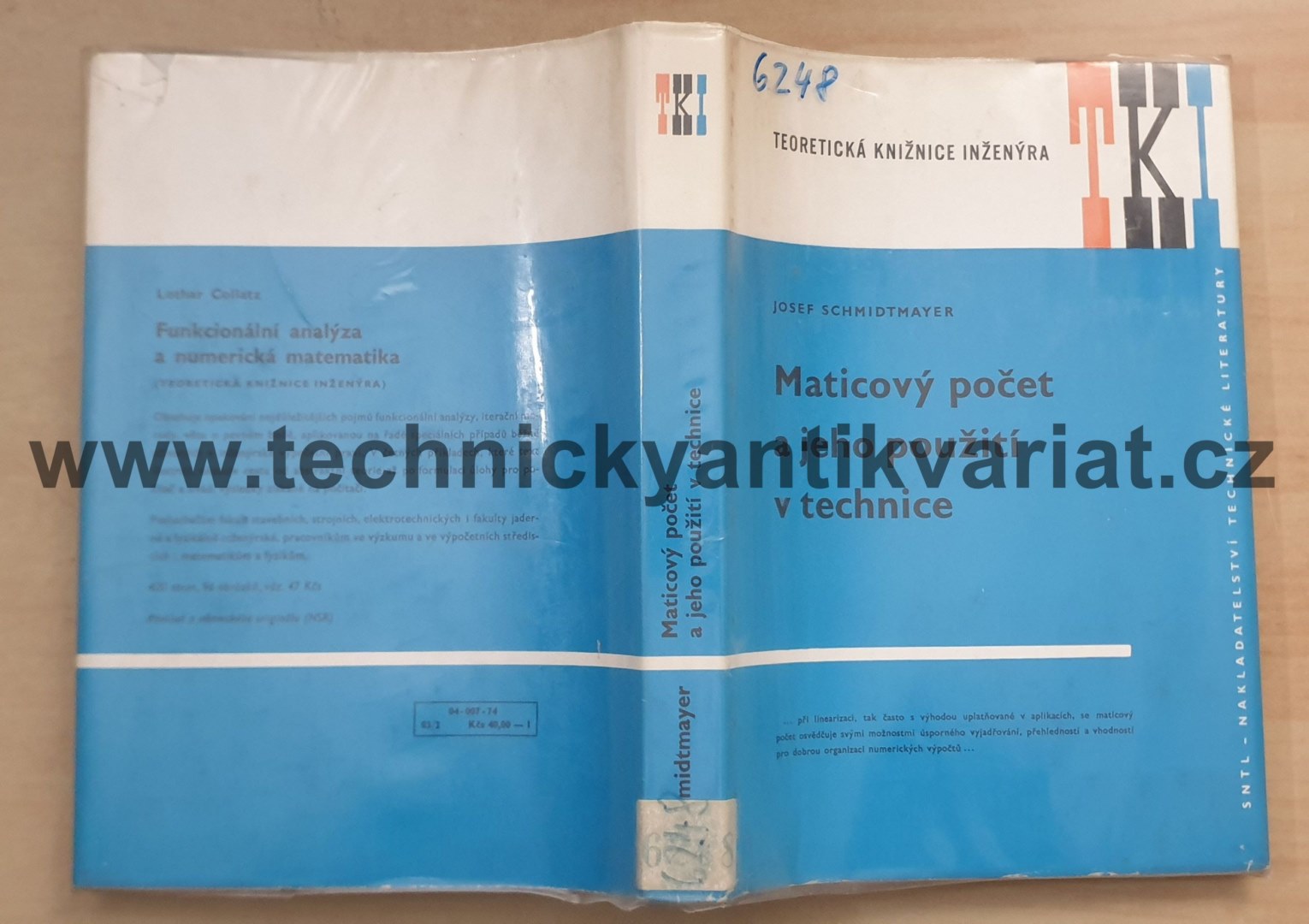 Maticový počet a jeho použití v technice - Josef Schmidtmayer (1974)