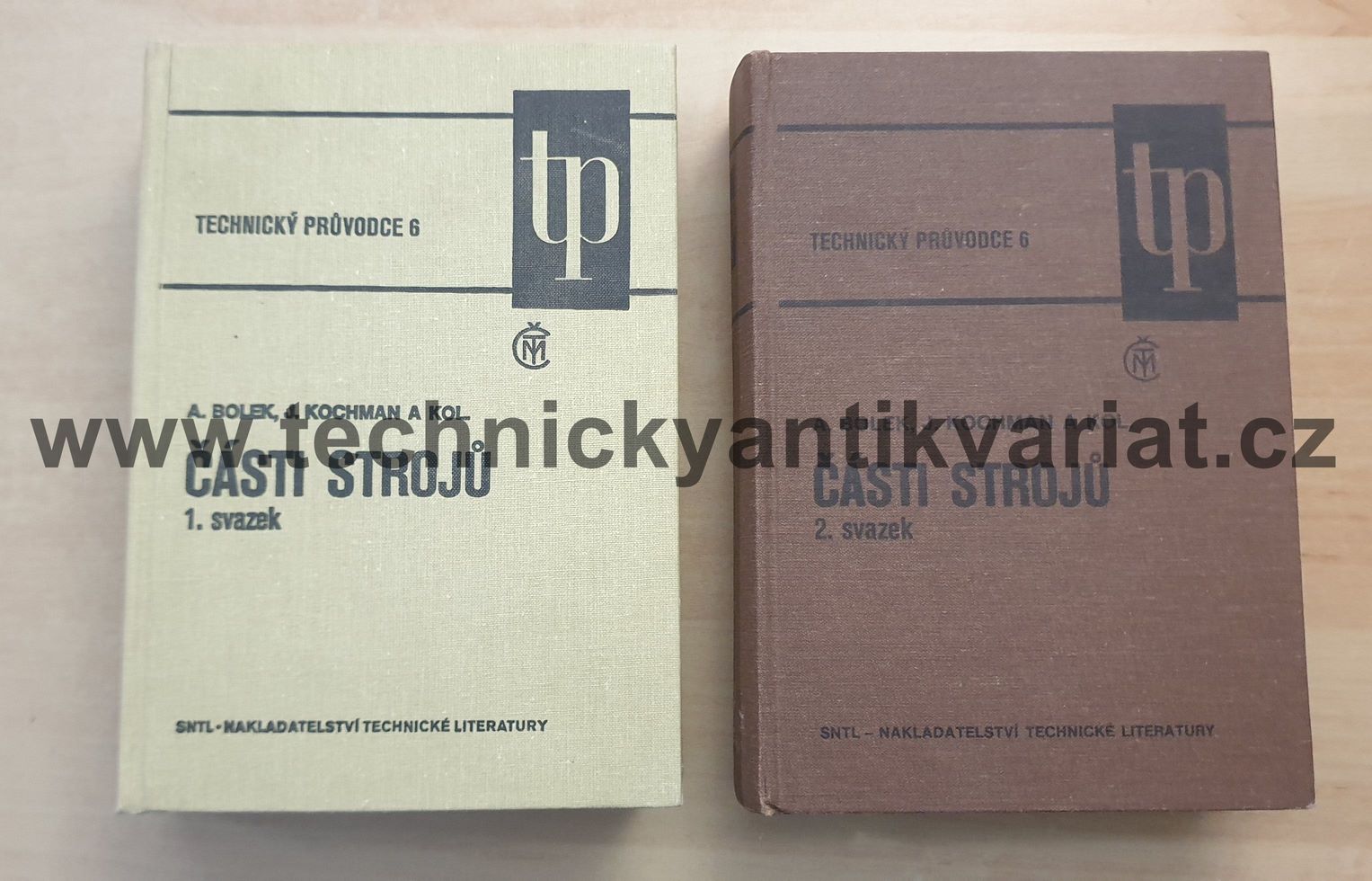 Části strojů 1, 2.svazek - Bolek, Kochman a kol. (1989, 1990)