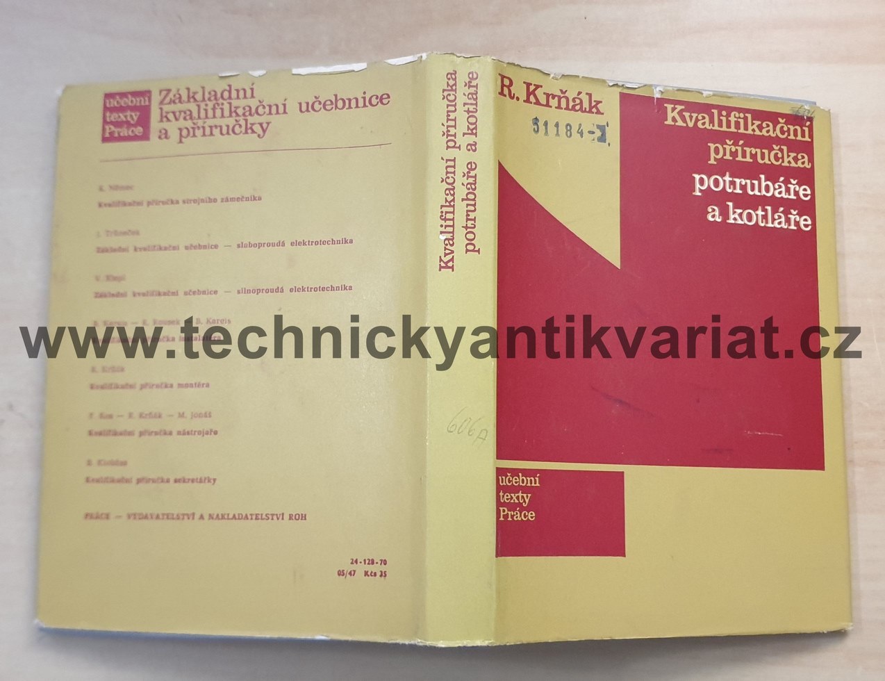 Kvalifikační příručka potrubáře a kotláře - R. Krňák (1970)