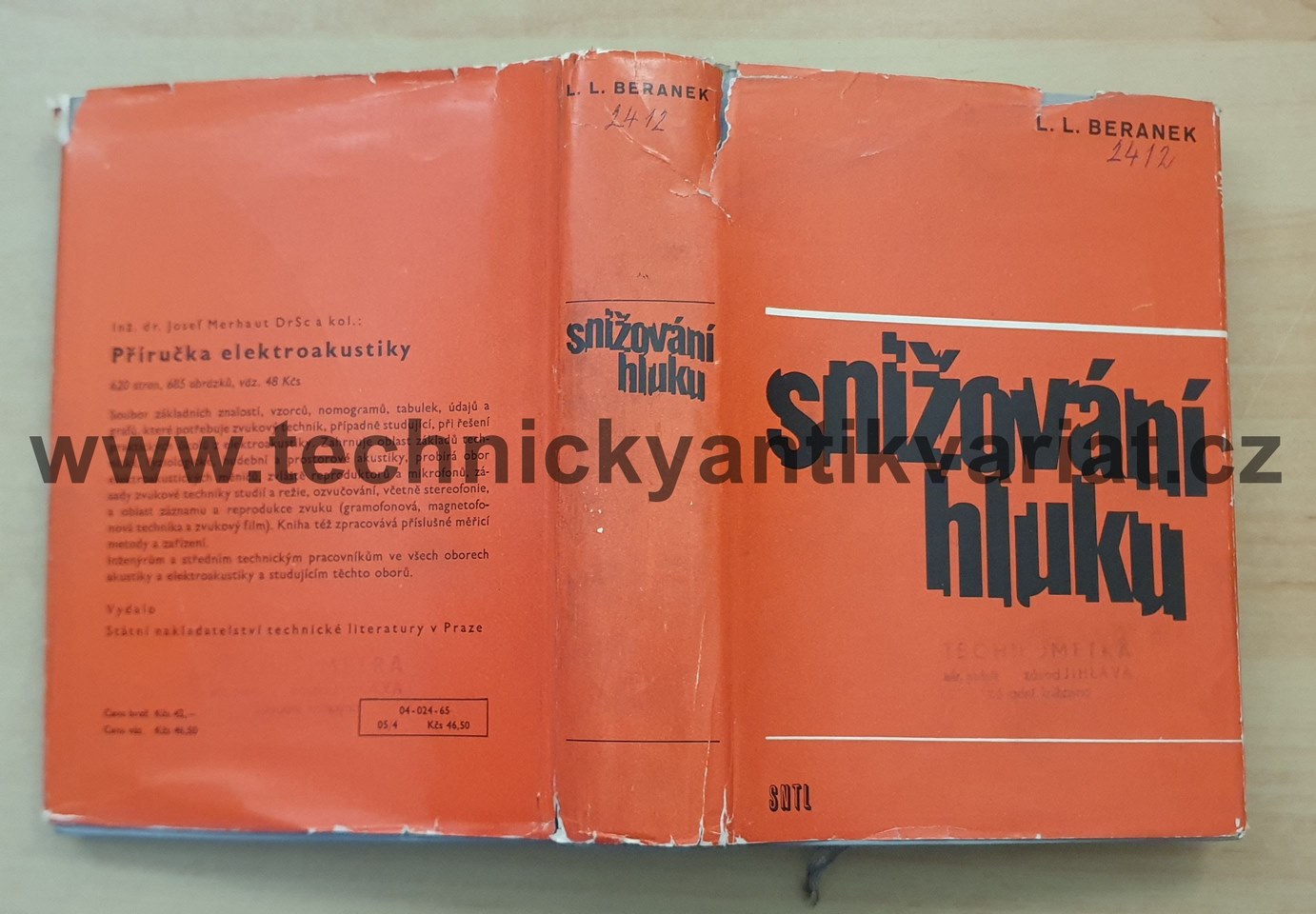Snižování hluku - L. L. beránek (1965)
