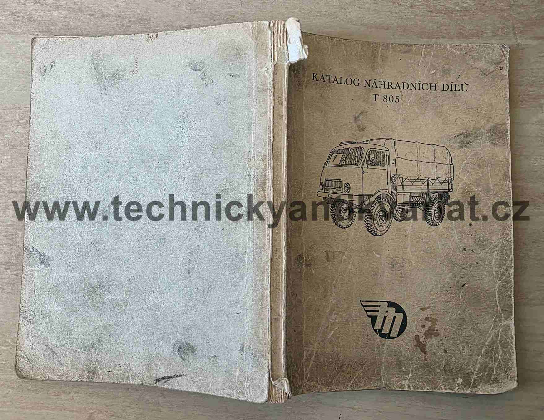 Tatra 805 - katalog náhradních dílů (1968)