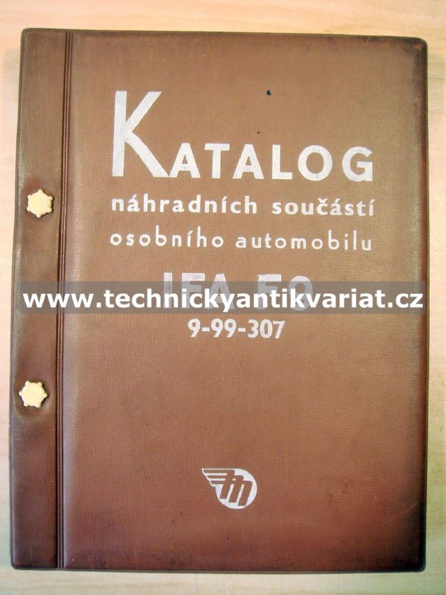 IFA F9 - katalog náhradních součástí (1959)