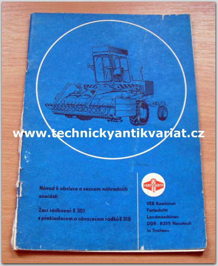 Fortschritt - žací řádkovač E 301