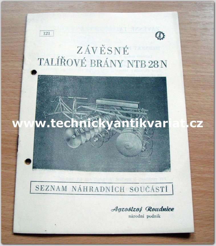 závěsně talířové brány NTB 28N