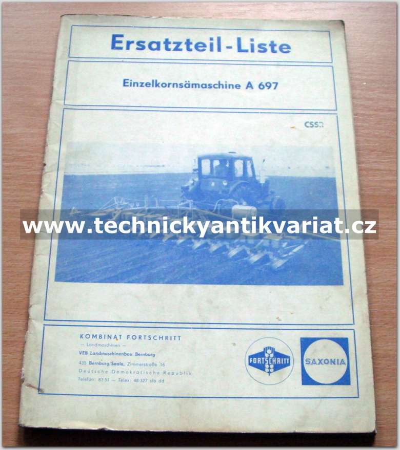 Fortschritt Einzelkornsamaschine A 697