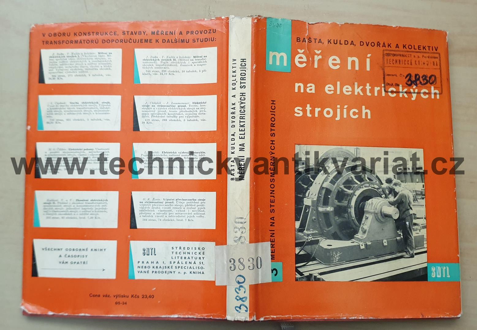 Měření na elektrických strojích 3 - Měření na stejnosměrných strojích - Bašta, Kulda, Dvořák (1961)