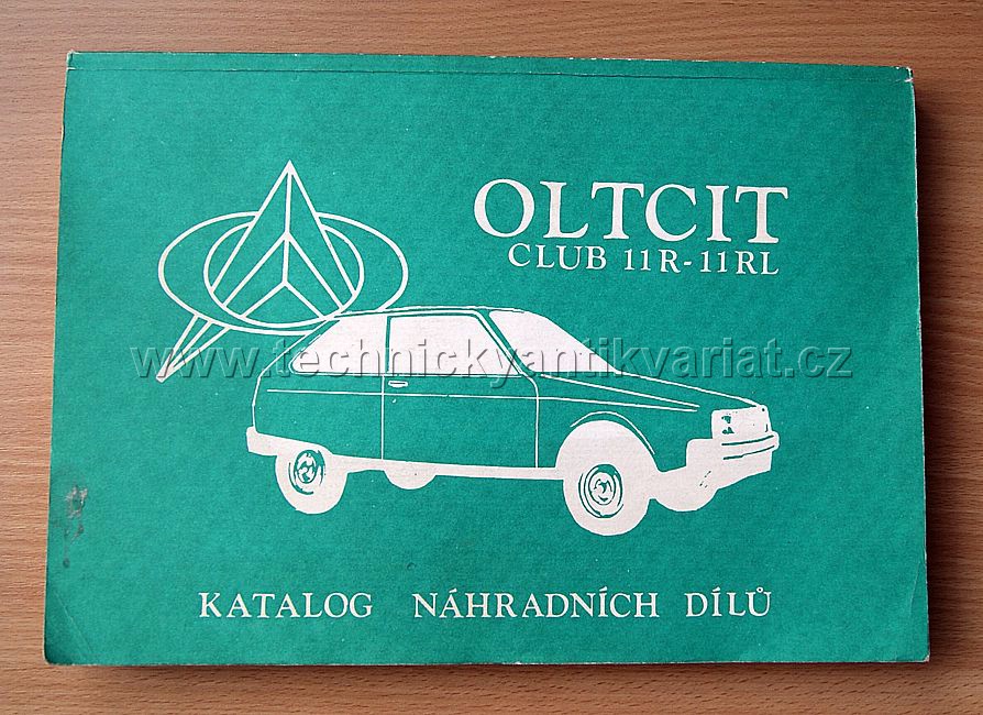 Olcit Club 11R 11RL - katalog náhradních dílů (1990)