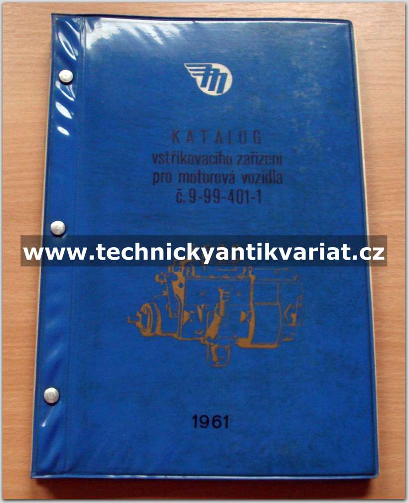 katalog vstřikovacího zařízení pro motorová vozidla
