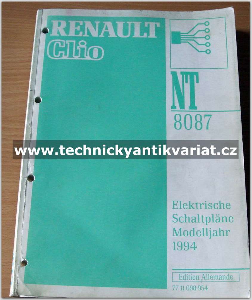 Renault Clio - elektrishe schaltplane 1994