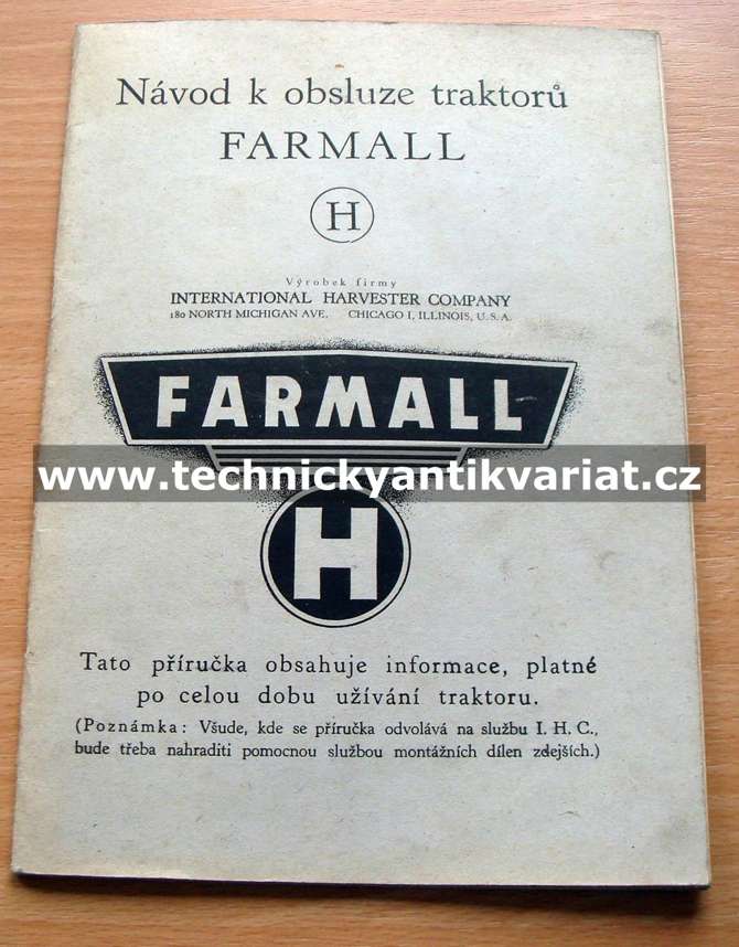 Farmall H Traktor