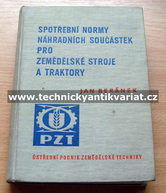 Spotřební normy náhradních součástek pro zemědělské stroje a traktory