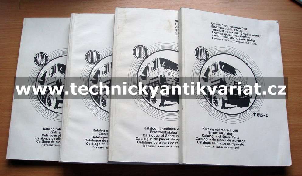 Tatra 815-2 - katalog náhradních dílů (1992)