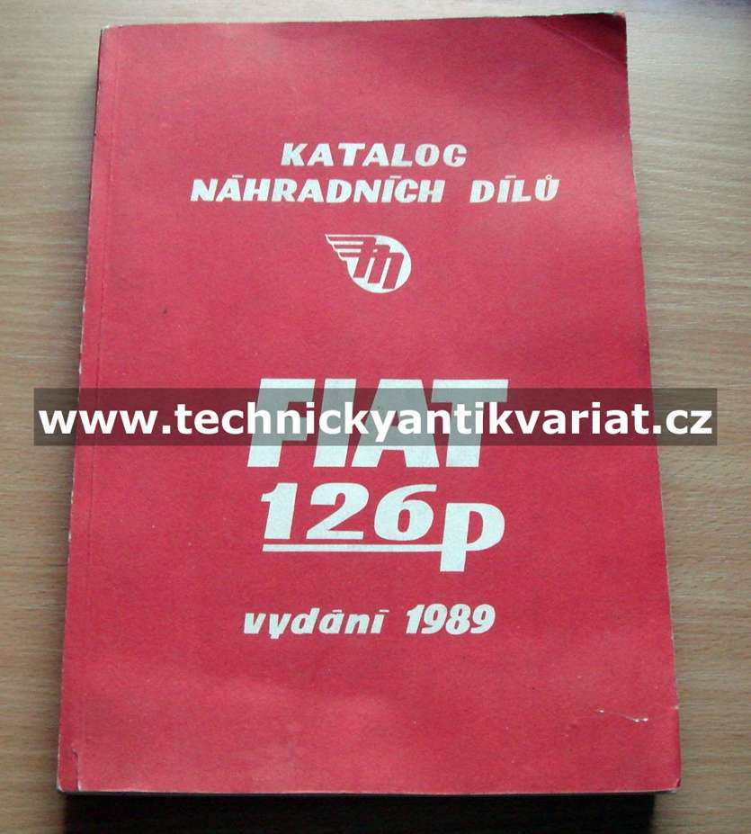 Fiat 126p - katalog náhradních dílů (1989)