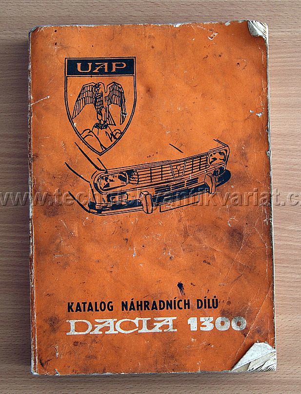 Dacia 1300 - katalog náhradních dílů (1981)