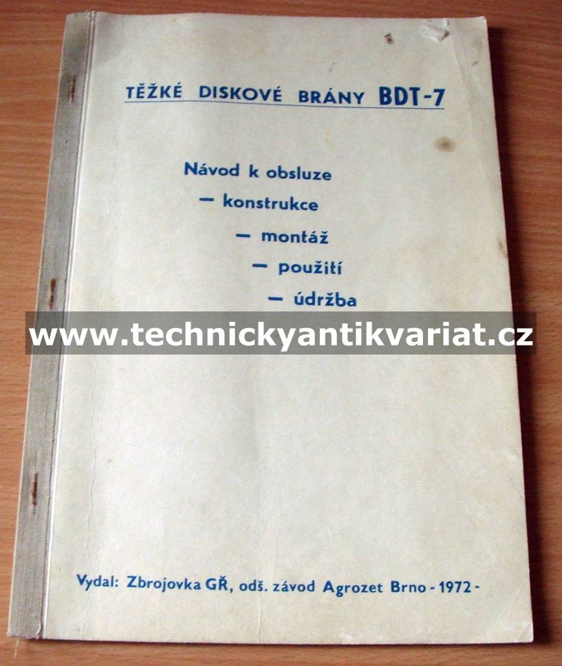 Těžké diskové brány BDT-7