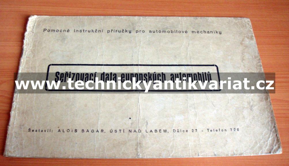 Seřizovací data evropských automobilů ?