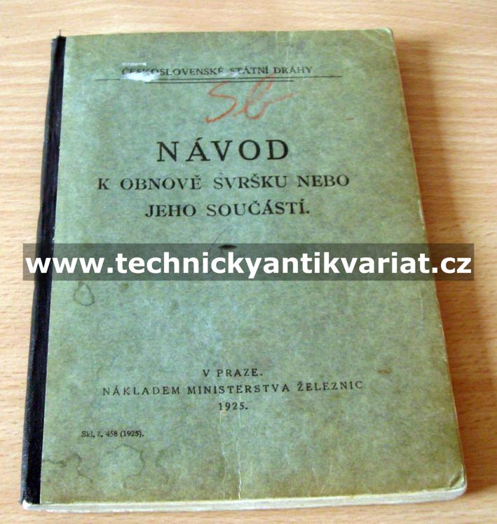 Návod k obnově svršku nebo jeho součástí