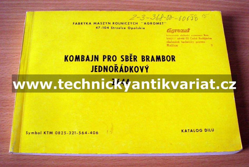 kombajn pro sběr brambor - Z644 jednořádkový