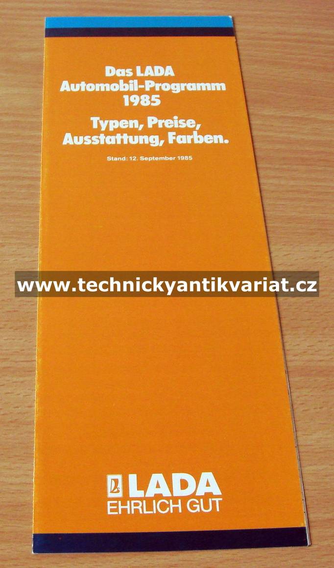Lada Typen, Preise, Ausstattung, Farben