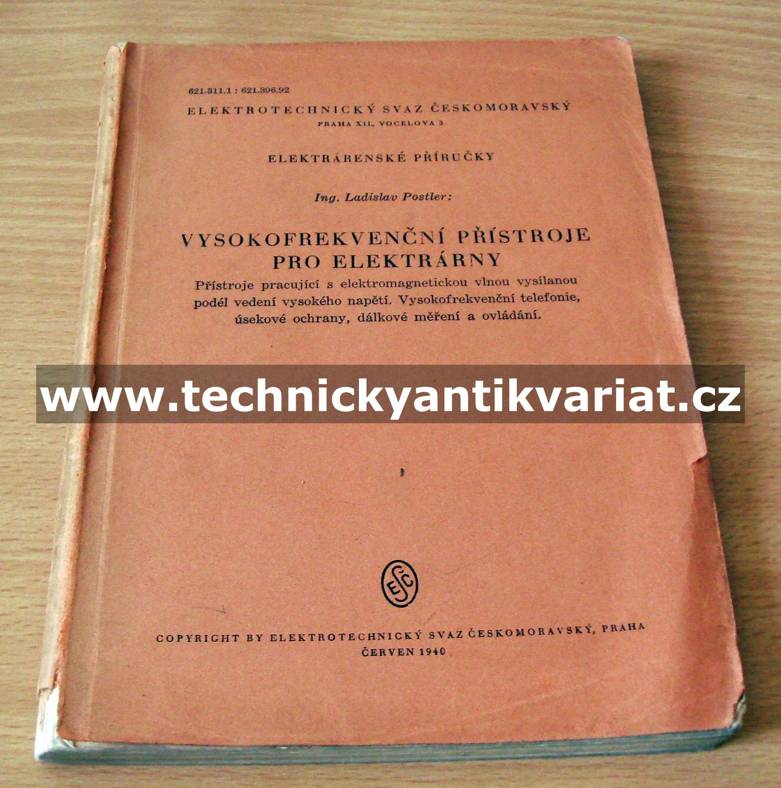 vysokofrekvenční přístroje pro elektrárny
