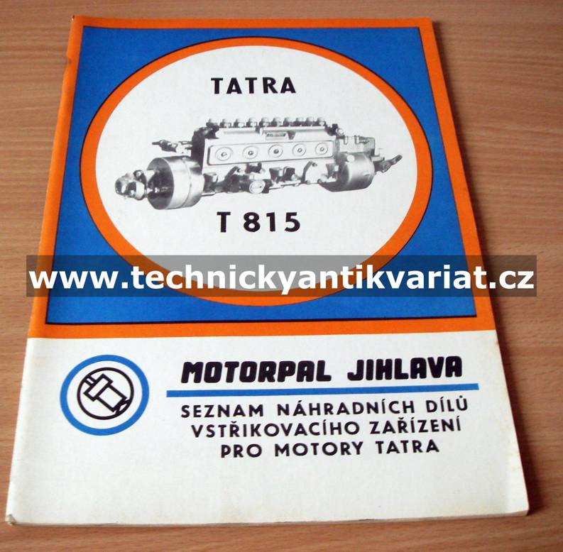 Tatra 815 vstřikovací zařízení