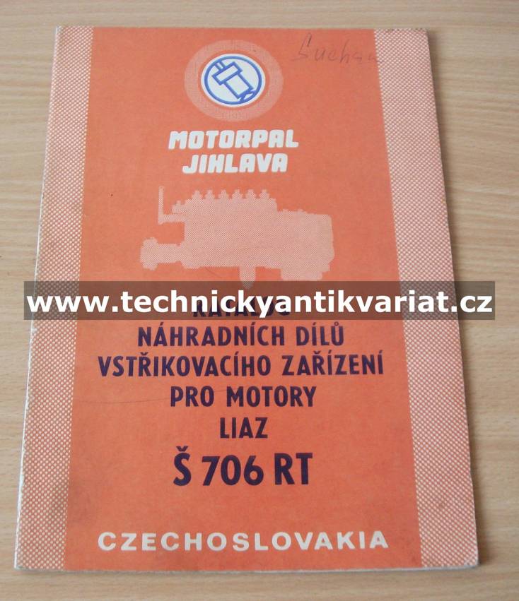 Škoda Š 706 RT vstřikovací zařízení