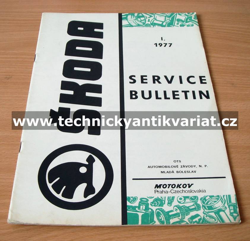 Škoda Service bulletin 1.1977