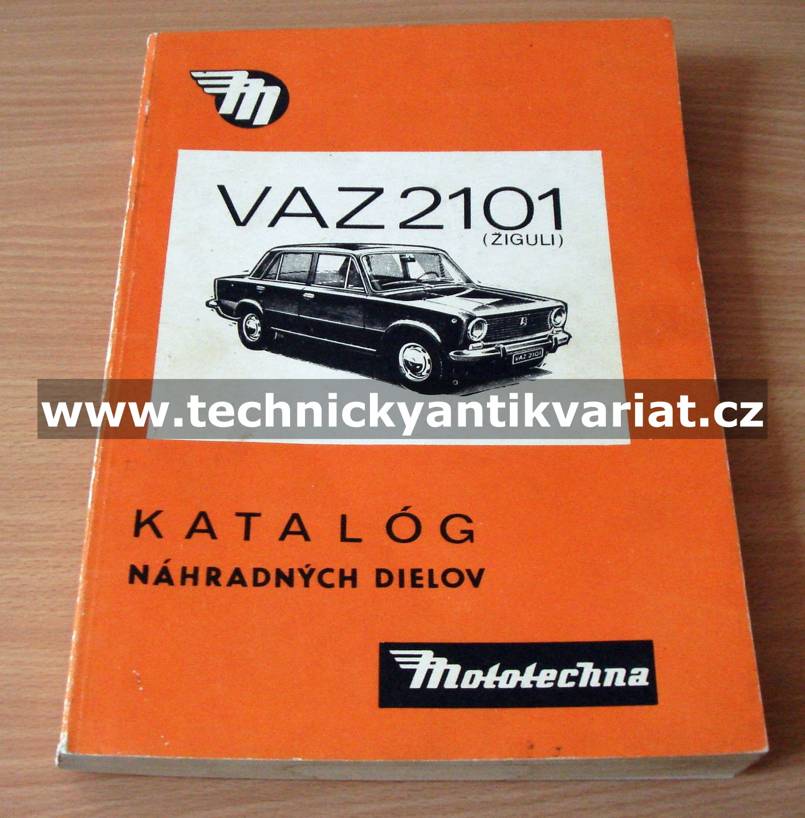 Vaz 2101 - katalog náhradních dílů (1973)