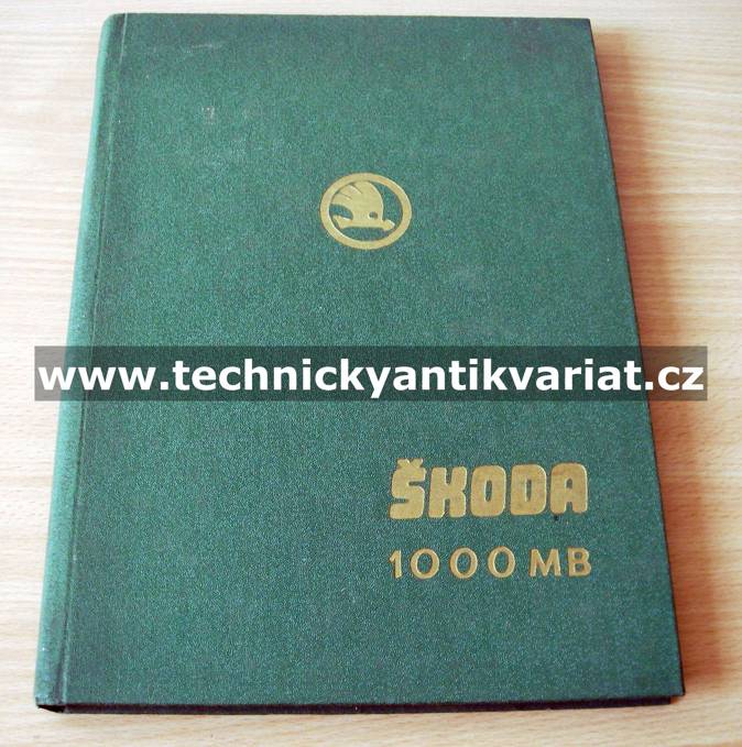 Škoda 1000MB - dílenská příručka (1964)