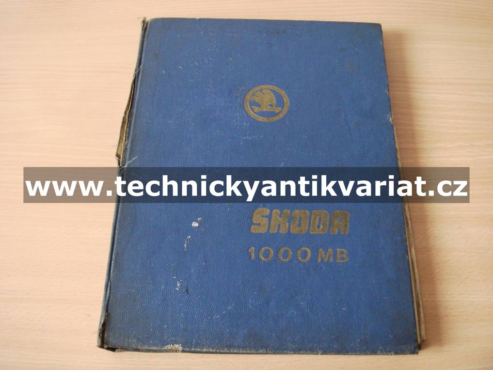 Škoda 1000MB - dílenská příručka (1964)