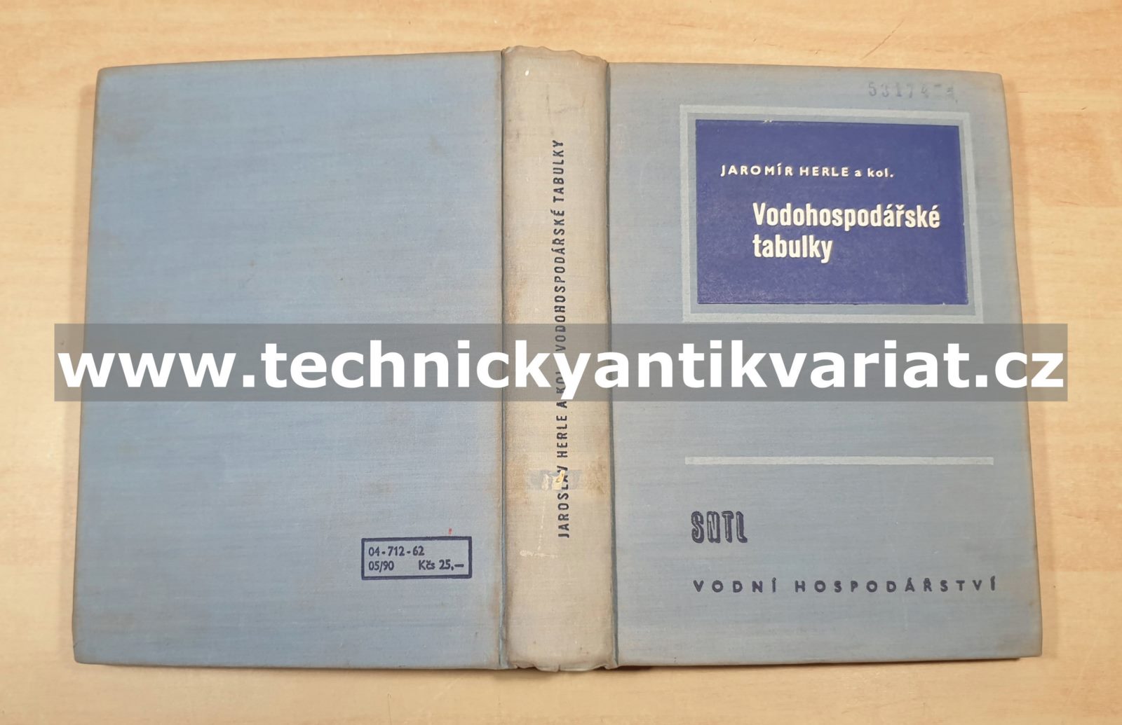 Vodohospodářské tabulky - Jaromír Herle (1962)