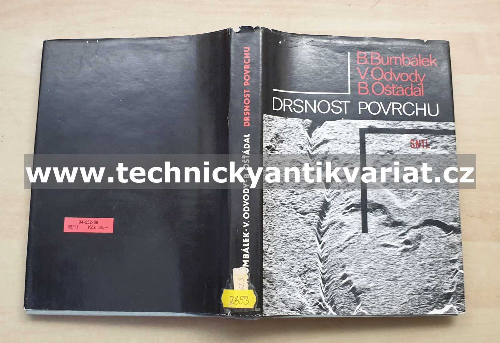 Drsnost povrchu - Bumbálek, Odvody, Obšťádal (1989)