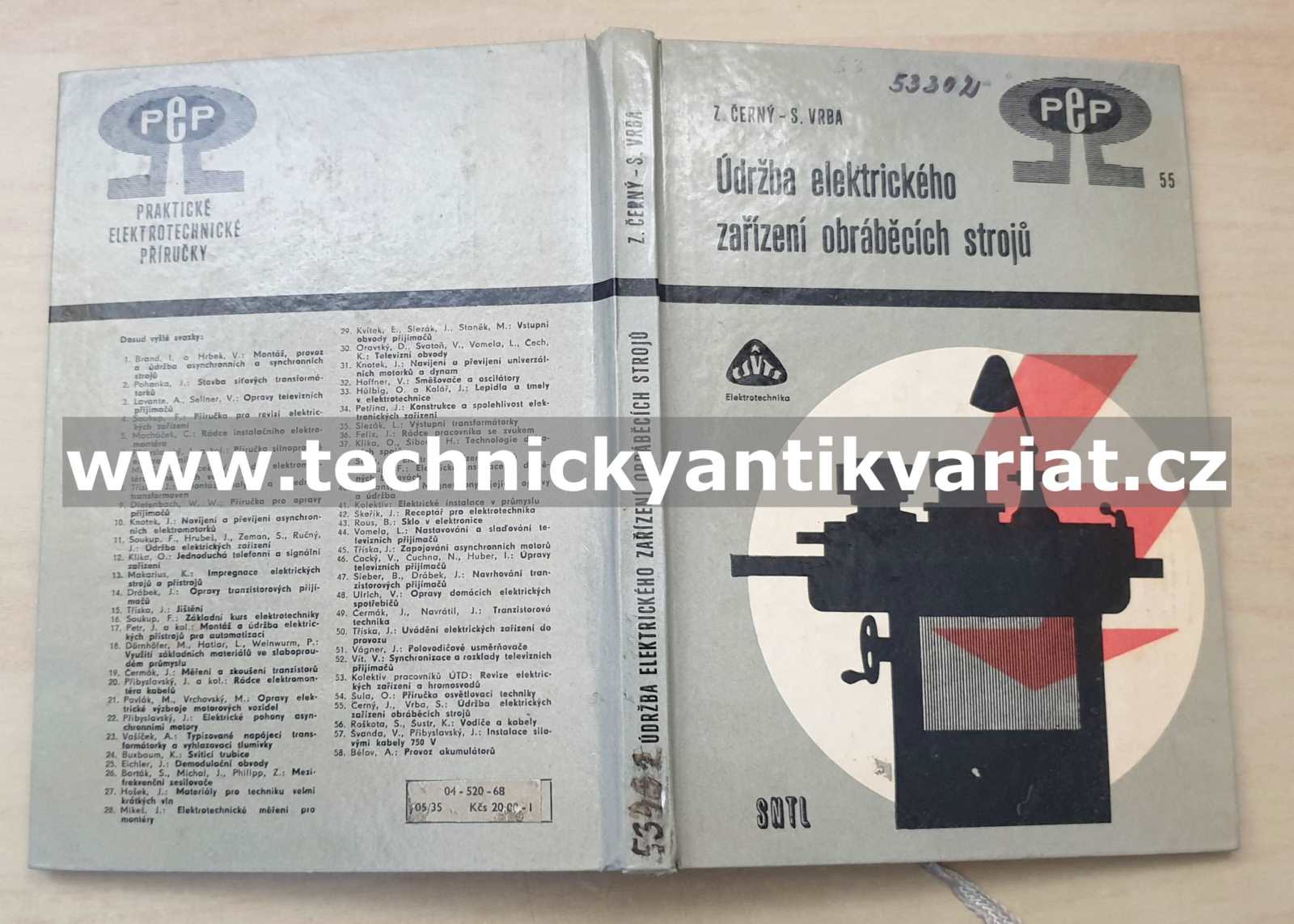 Údržba elektrického zařízení obráběcích strojů - Černý, Vrba (1968)