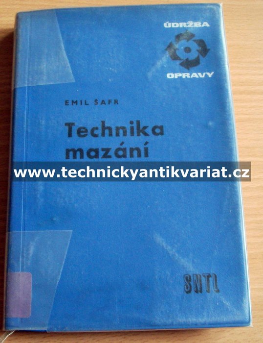 Technika mazání - Emil Šafr (1964)