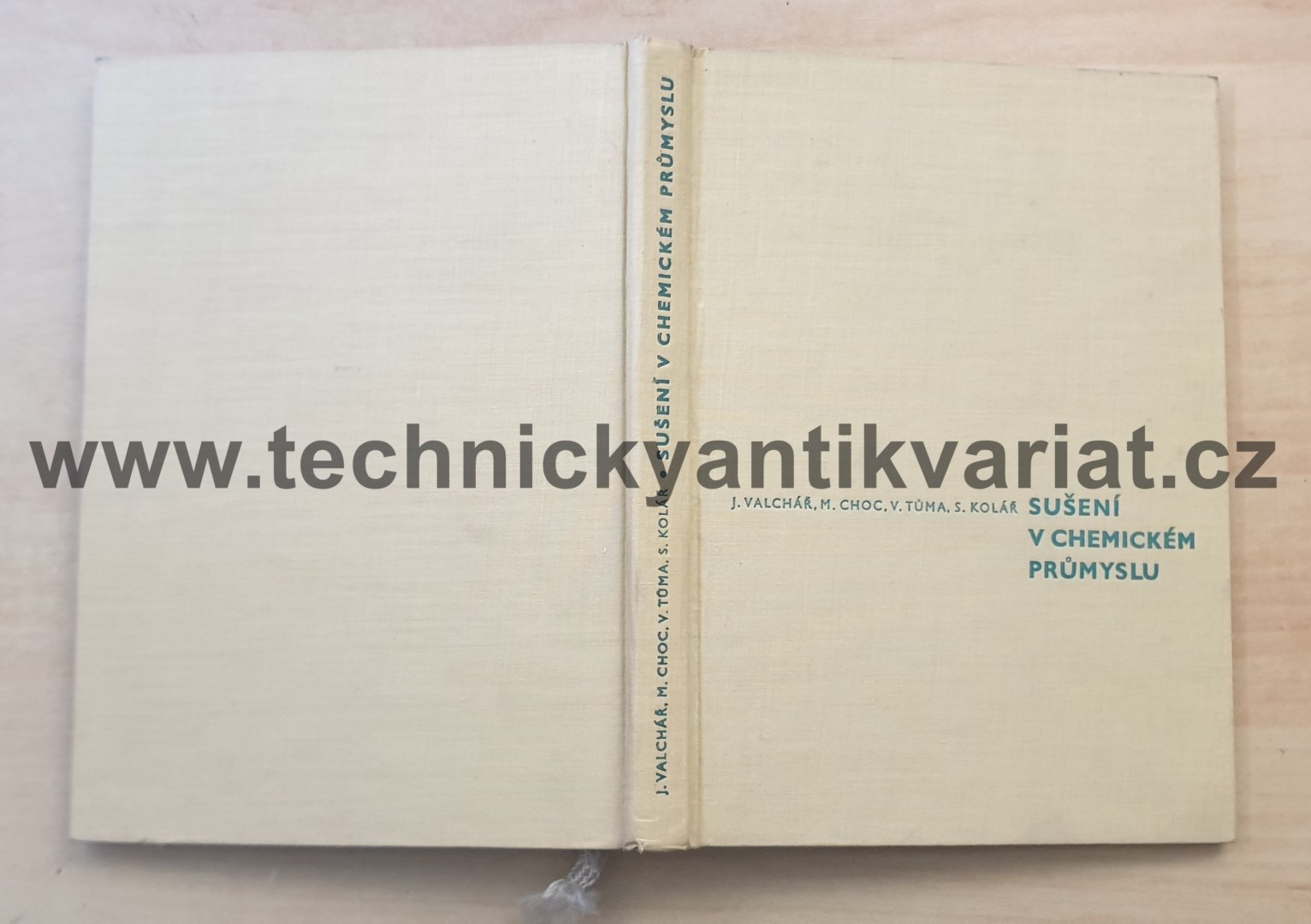 Sušení v chemickém průmyslu - Valchář, Vhoc, Tůma, Kolář (1967)