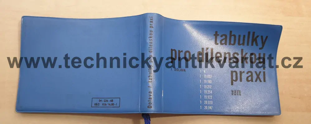 Tabulky pro dílenskou praxi - J. Dolava (1969)