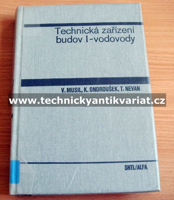 Technické zařízení budov I. vodovody