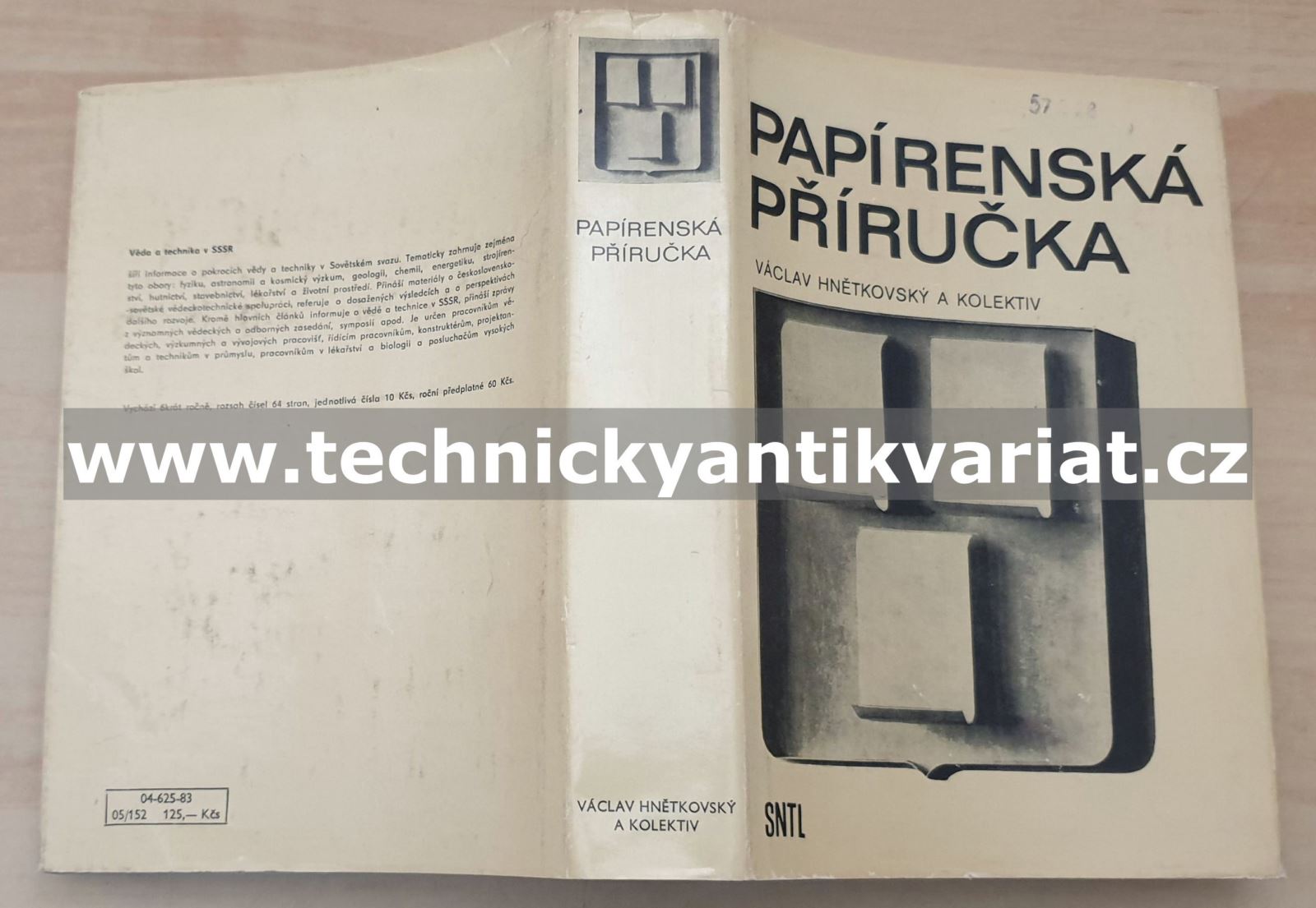Papírenská příručka - Václav Hnětkovský (1983)