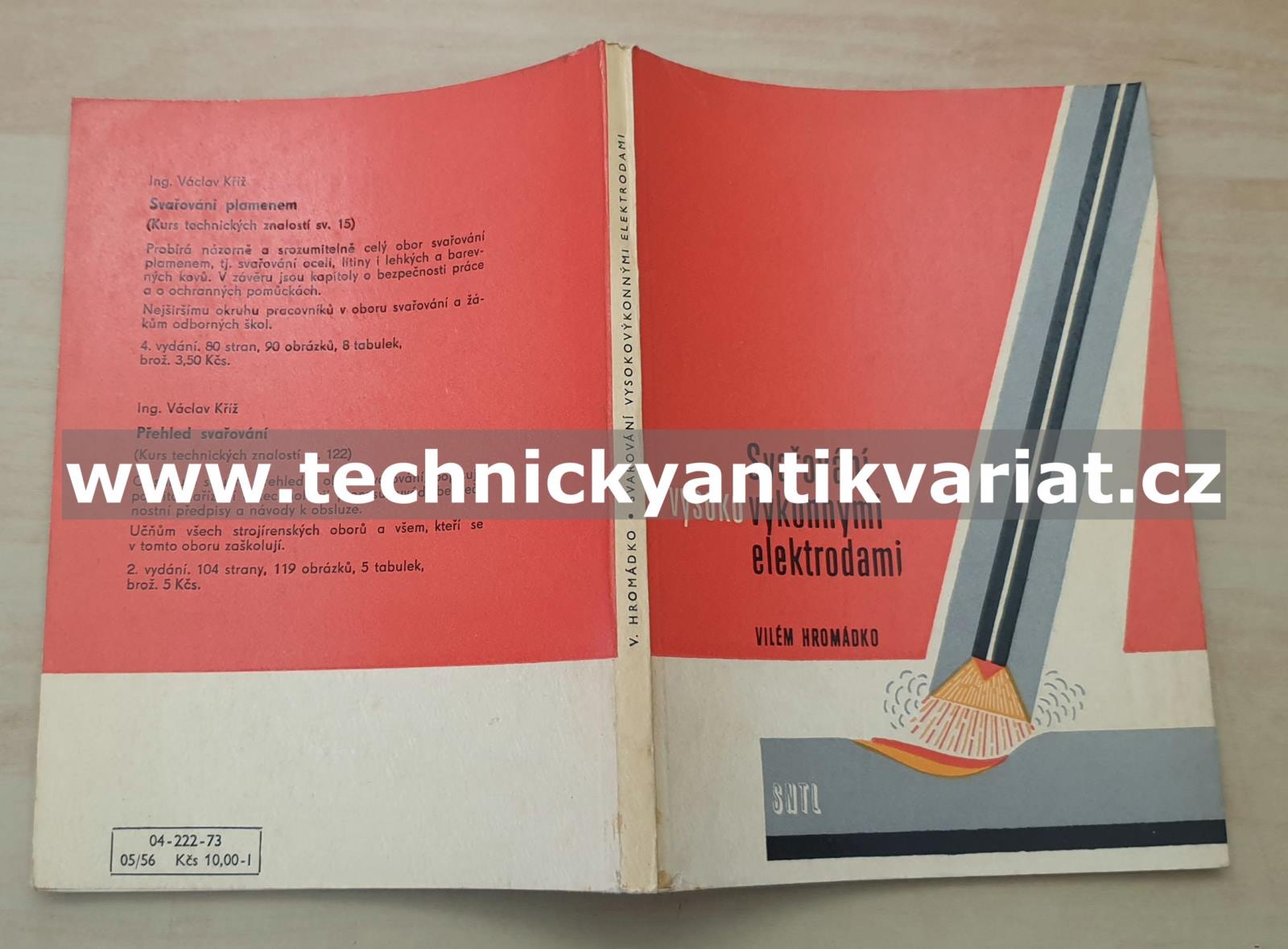 Svařování vysoko výkonnými elektrodami - Vilém Hromádko (1973)