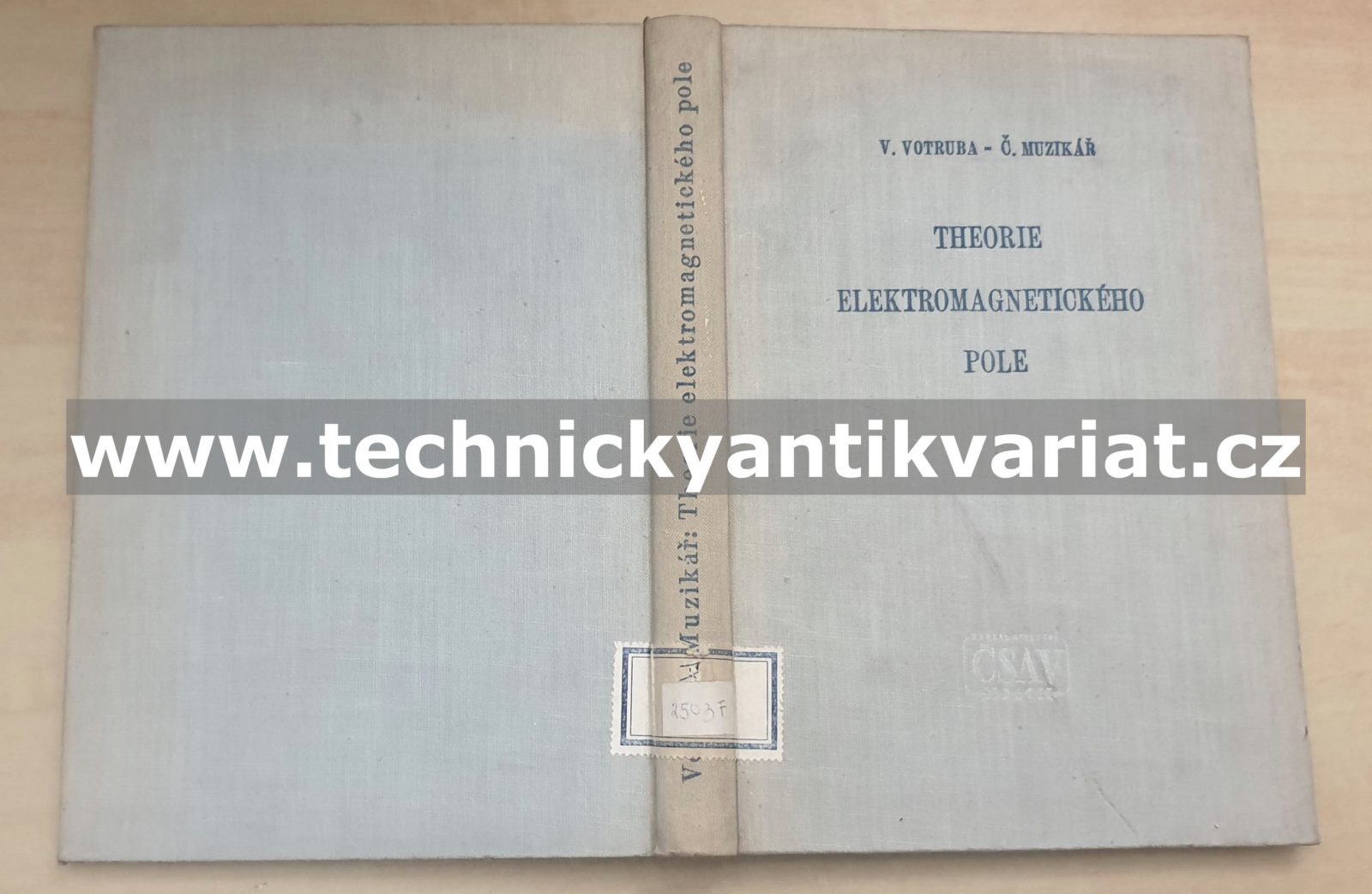 Theorie elektromagnetického pole - Votruba, Muzikář (1955)