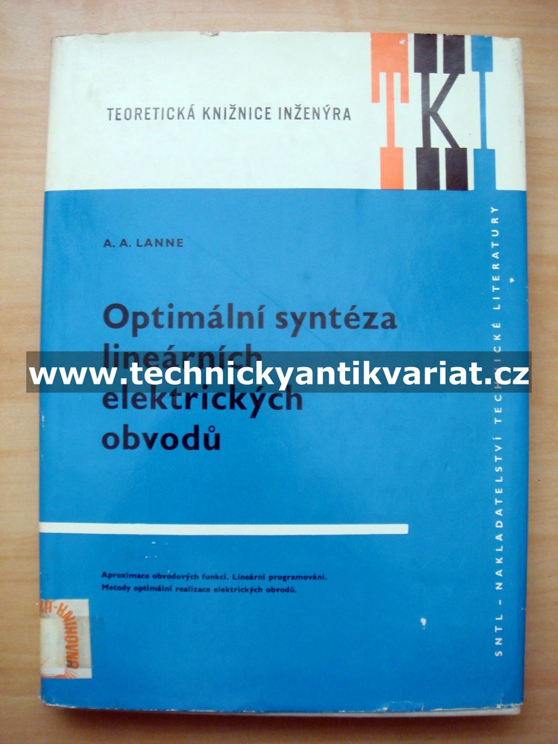 Optimální syntéza lineárních elektrických obvodů