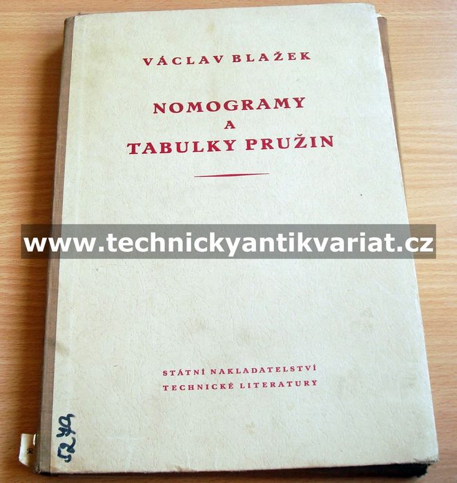 Nomogramy a tabulky pružin